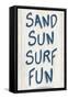 Beach Time V Fun-James Wiens-Framed Stretched Canvas