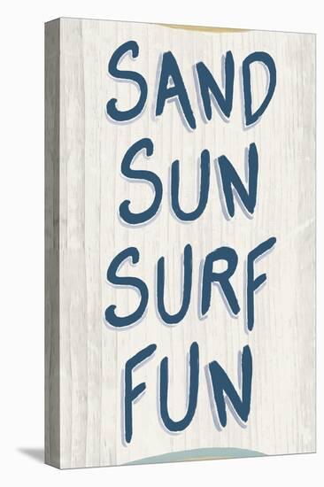 Beach Time V Fun-James Wiens-Stretched Canvas