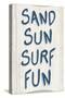 Beach Time V Fun-James Wiens-Stretched Canvas