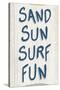 Beach Time V Fun-James Wiens-Stretched Canvas