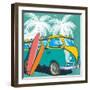 Beach Time-Kimberly Allen-Framed Art Print