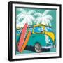 Beach Time-Kimberly Allen-Framed Art Print