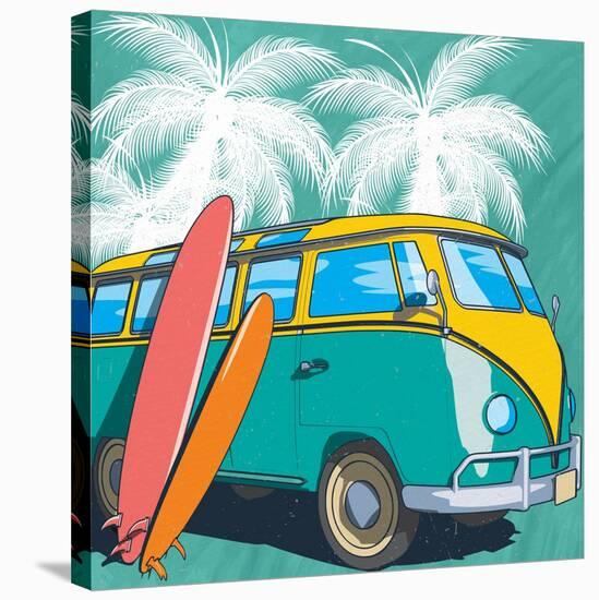 Beach Time-Kimberly Allen-Stretched Canvas