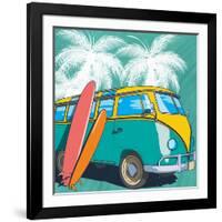 Beach Time-Kimberly Allen-Framed Art Print