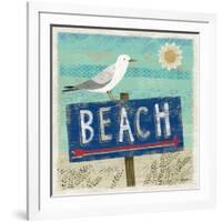 Beach Travel 2-Richard Faust-Framed Art Print