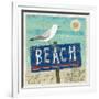 Beach Travel 2-Richard Faust-Framed Art Print