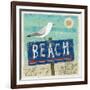 Beach Travel 2-Richard Faust-Framed Art Print