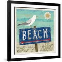 Beach Travel 2-Richard Faust-Framed Art Print