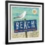 Beach Travel 2-Richard Faust-Framed Art Print