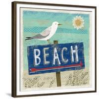 Beach Travel 2-Richard Faust-Framed Premium Giclee Print