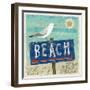 Beach Travel 2-Richard Faust-Framed Art Print