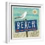 Beach Travel 2-Richard Faust-Framed Art Print