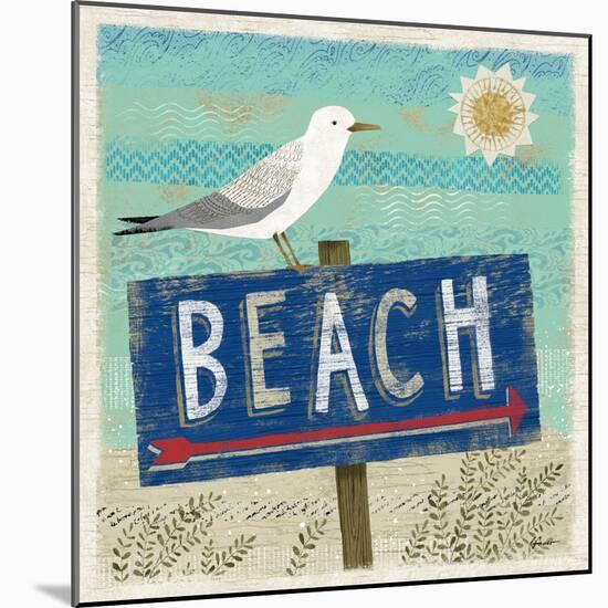 Beach Travel 2-Richard Faust-Mounted Art Print