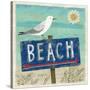 Beach Travel 2-Richard Faust-Stretched Canvas