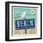 Beach Travel 2-Richard Faust-Framed Art Print