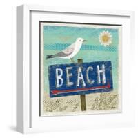 Beach Travel 2-Richard Faust-Framed Art Print