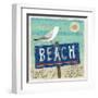 Beach Travel 2-Richard Faust-Framed Art Print