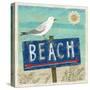 Beach Travel 2-Richard Faust-Stretched Canvas