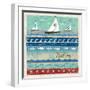 Beach Travel 3-Richard Faust-Framed Art Print