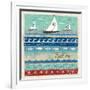 Beach Travel 3-Richard Faust-Framed Art Print