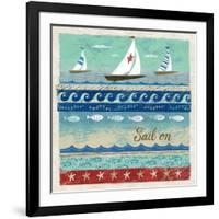 Beach Travel 3-Richard Faust-Framed Art Print