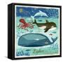 Beach Travel 4-Richard Faust-Framed Stretched Canvas
