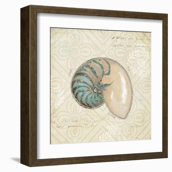 Beach Treasures III-Emily Adams-Framed Art Print