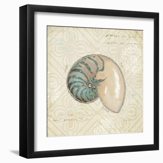 Beach Treasures III-Emily Adams-Framed Art Print