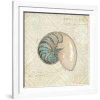 Beach Treasures III-Emily Adams-Framed Art Print