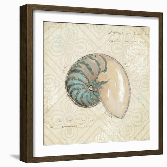 Beach Treasures III-Emily Adams-Framed Art Print