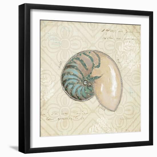 Beach Treasures III-Emily Adams-Framed Art Print