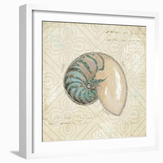 Beach Treasures III-Emily Adams-Framed Art Print