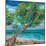 Beach Tree-null-Mounted Art Print