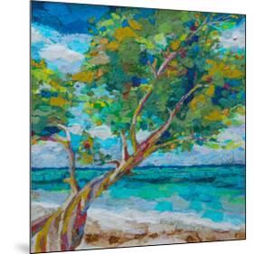 Beach Tree-null-Mounted Art Print