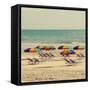 Beach Trip I-Gail Peck-Framed Stretched Canvas