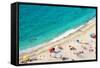 Beach Tropea-Carlos Amarillo-Framed Stretched Canvas