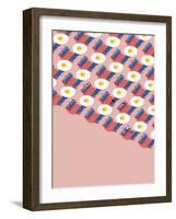 Beach Umbrella-Fred Peault-Framed Giclee Print