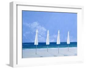 Beach Umbrellas, 2005-Lincoln Seligman-Framed Giclee Print