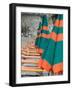 Beach Umbrellas, Spiaggia Grande, Positano, Amalfi Coast, Campania, Italy-Walter Bibikow-Framed Photographic Print