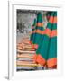 Beach Umbrellas, Spiaggia Grande, Positano, Amalfi Coast, Campania, Italy-Walter Bibikow-Framed Photographic Print