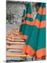 Beach Umbrellas, Spiaggia Grande, Positano, Amalfi Coast, Campania, Italy-Walter Bibikow-Mounted Photographic Print