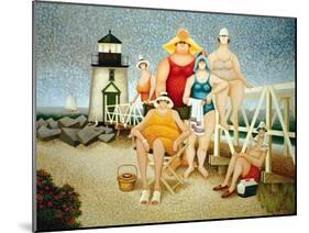 Beach Vacation-Lowell Herrero-Mounted Art Print