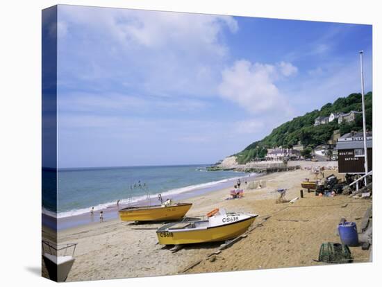 Beach, Ventnor, Isle of Wight, England, United Kingdom-Roy Rainford-Stretched Canvas
