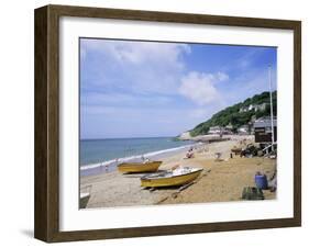 Beach, Ventnor, Isle of Wight, England, United Kingdom-Roy Rainford-Framed Photographic Print