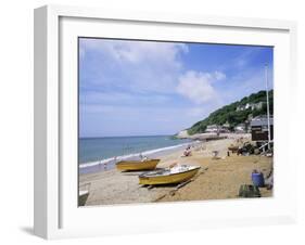 Beach, Ventnor, Isle of Wight, England, United Kingdom-Roy Rainford-Framed Photographic Print