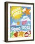 BEACH VIBES-ALI Chris-Framed Giclee Print