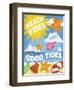 BEACH VIBES-ALI Chris-Framed Giclee Print