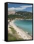 Beach View, Baska, Krk Island, Kvarner Gulf, Croatia, Adriatic, Europe-Stuart Black-Framed Stretched Canvas