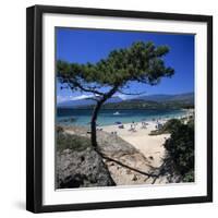 Beach View, Cala Rossa, South East Corsica, Corsica, France, Mediterranean, Europe-Stuart Black-Framed Photographic Print