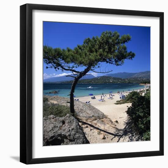 Beach View, Cala Rossa, South East Corsica, Corsica, France, Mediterranean, Europe-Stuart Black-Framed Photographic Print